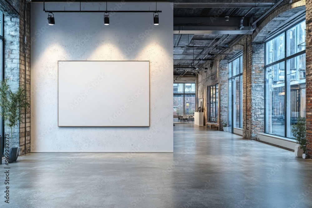 Blank Canvas in a Modern Loft Blank Canvas in a Modern Loft