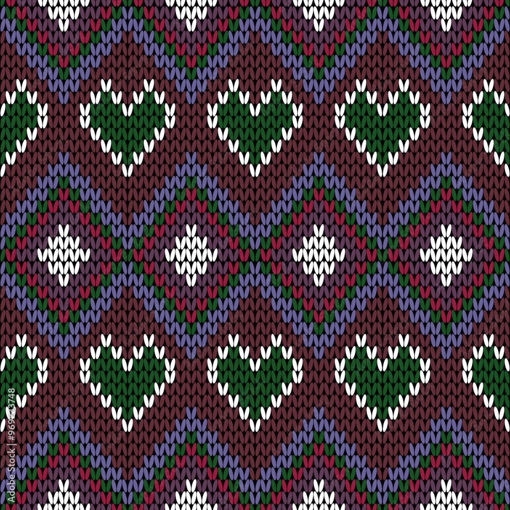 Knitting with beautiful patterns is used in winter clothes. Knitting with beautiful patterns is used in winter clothes.