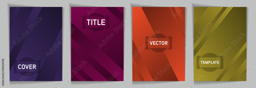 Fototapeta premium cover templates collection