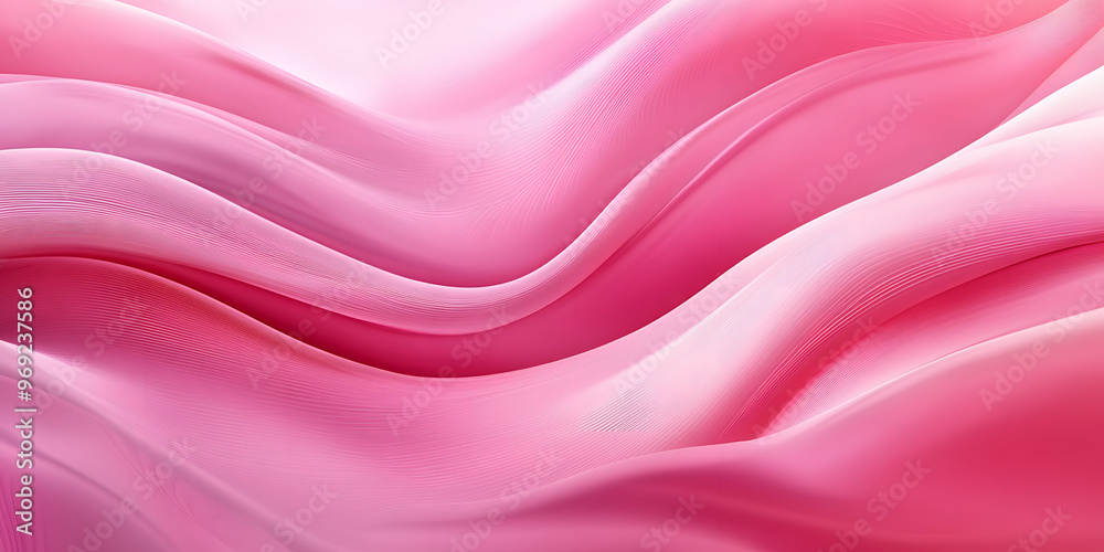Fototapeta premium pink abstract wave background, ai generated
