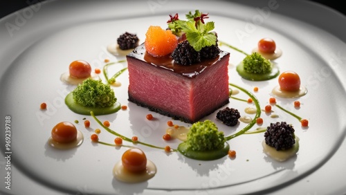 molecular food, molecular food on a plate,