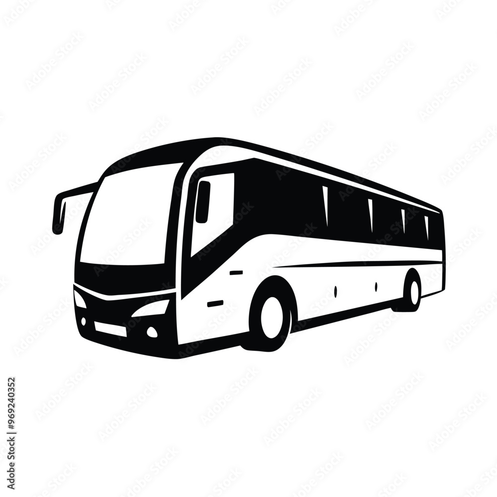 Trendy Logo of Coach Icon Silhouette Vector Design Trendy Logo of Coach Icon Silhouette Vector Design