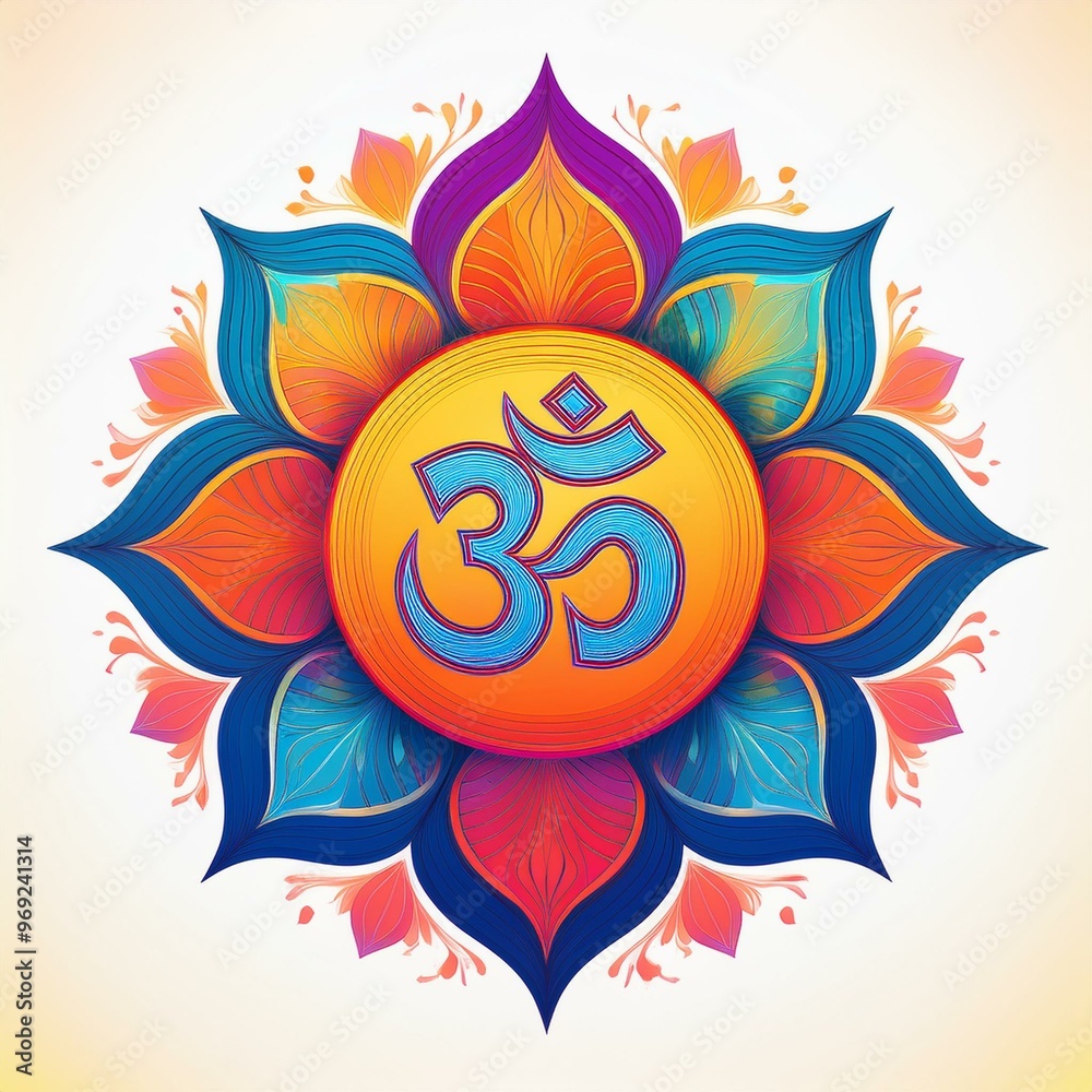Om or Aum sign and symbol of hinduism