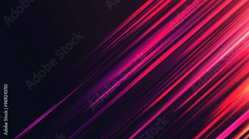 Abstract Diagonal Lines in Red and Pink