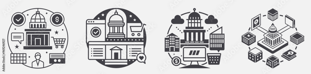e-commerce government business citizens themed template collection e-commerce government business citizens themed template collection