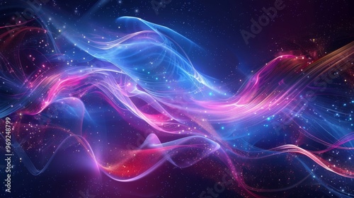 Abstract light background illustration generated by ai