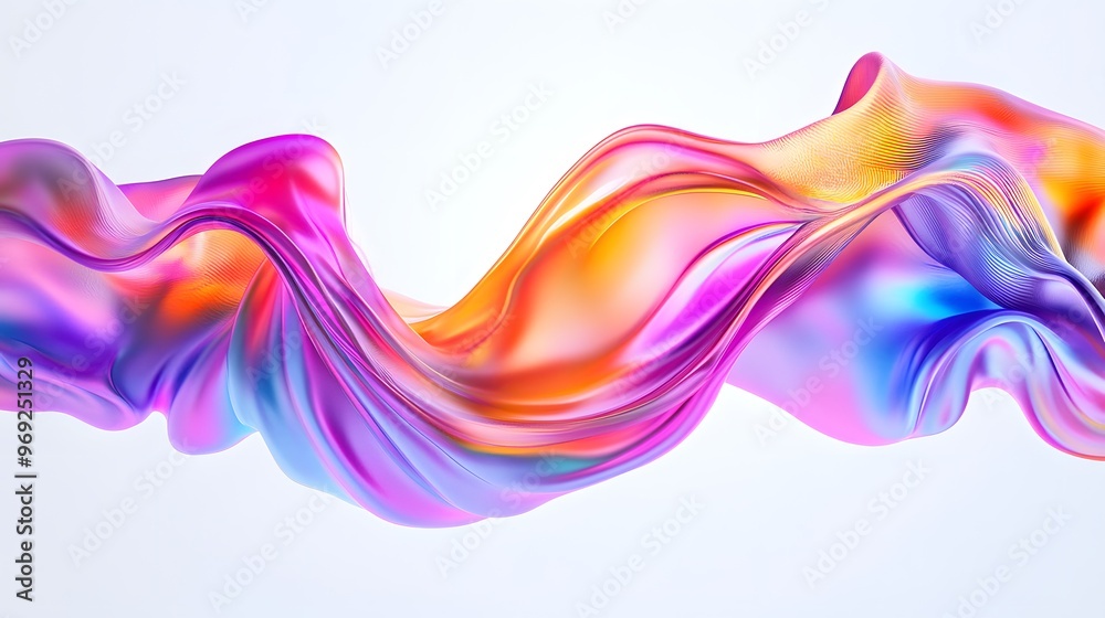 Colorful abstract fluid shape on a white background, a colorful liquid wave texture, soft color waves, a colorful glossy liquid wavy abstract design element Colorful abstract fluid shape on a white background, a colorful liquid wave texture, soft color waves, a colorful glossy liquid wavy abstract design element