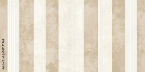 Beige and white vertical stripes with texture.