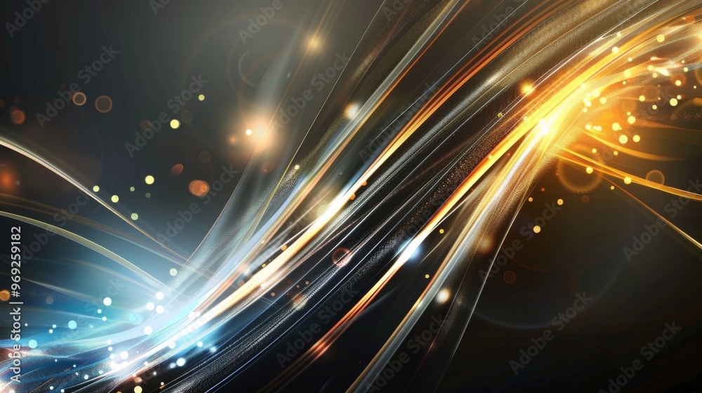 Fototapeta premium Abstract light background illustration generated by ai