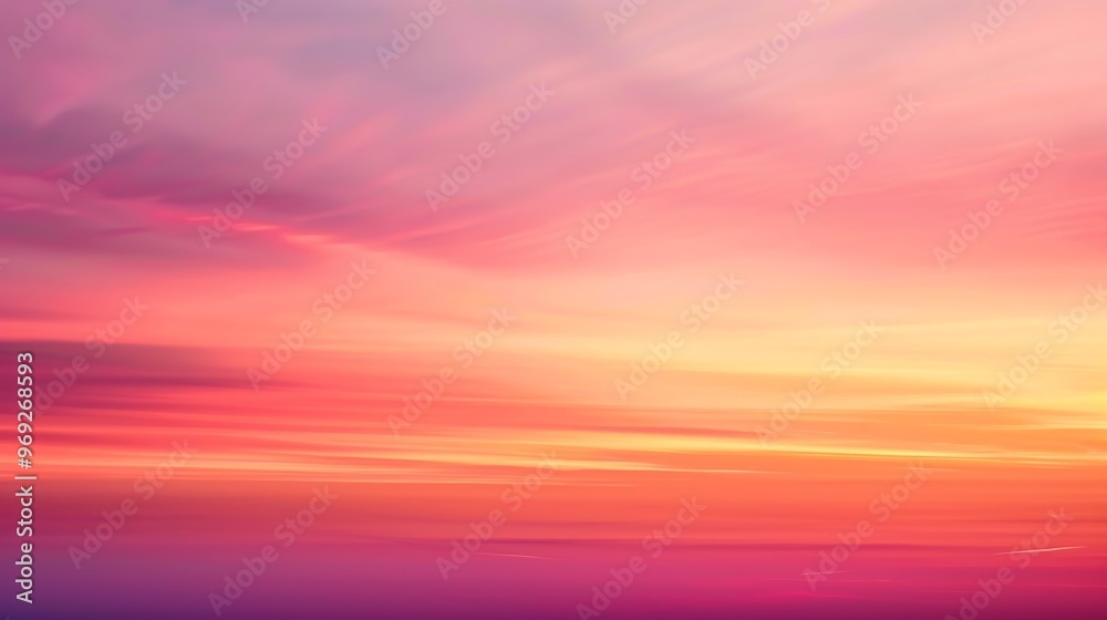 Fototapeta premium Sunset Glow Colour Background, Background, Gradient, Twilight