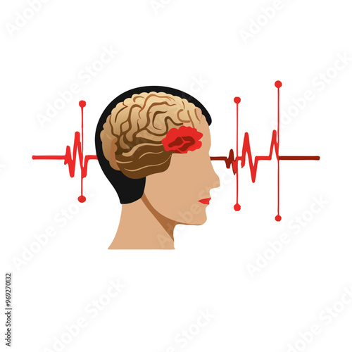 Artificial intelligence AI interconnected with human brainwaves