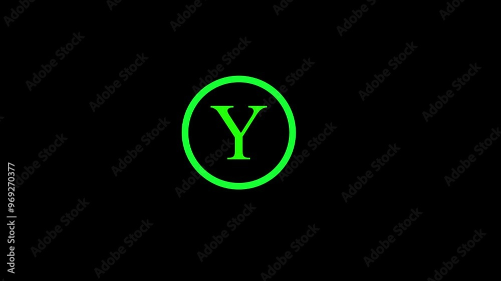 alphabet letter icon Y alphabet letter icon Y