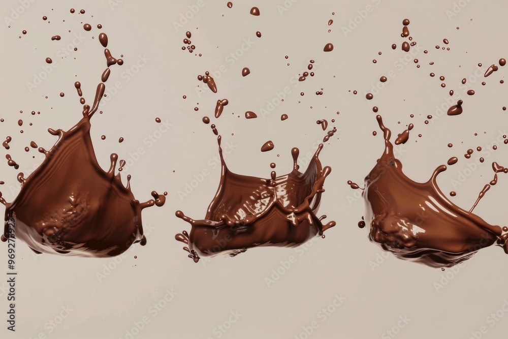 A collection of chocolate drops piled high and ready to be devoured