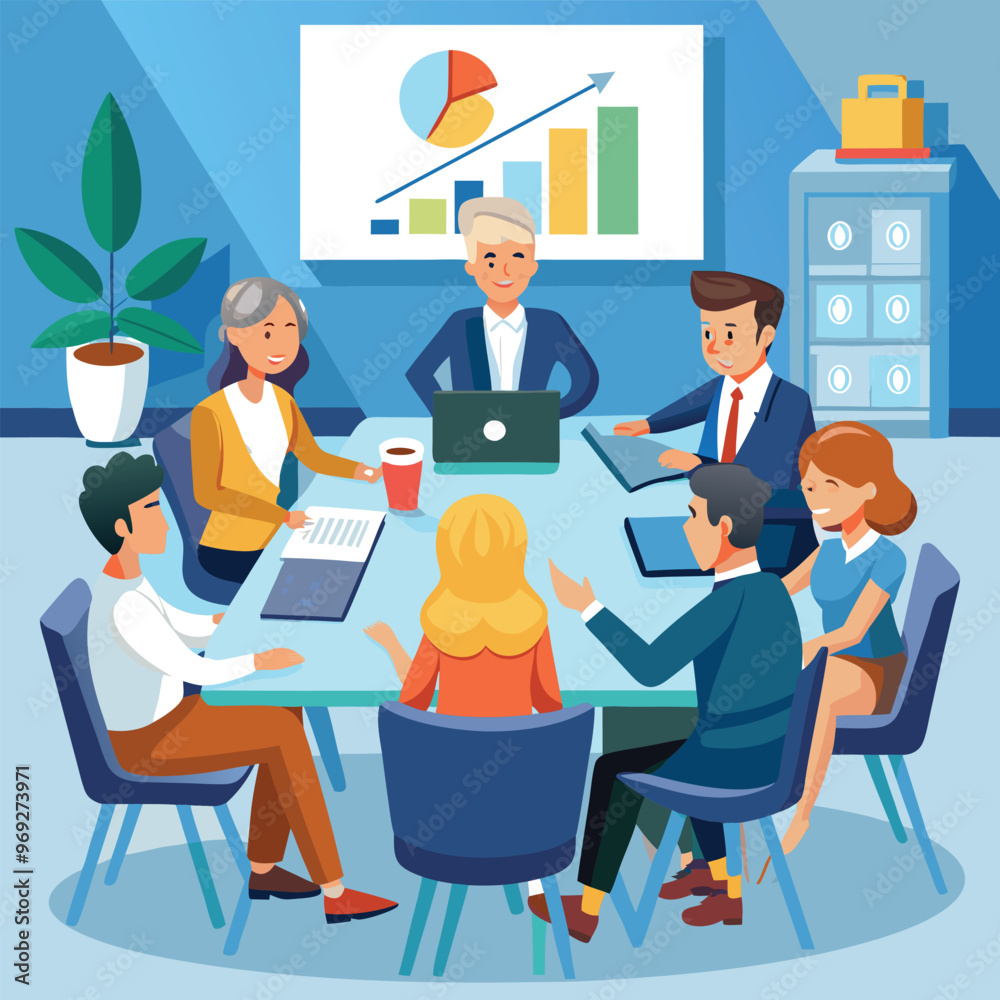 Business Conference, Office work, meeting in the Office Business Conference, Office work, meeting in the Office