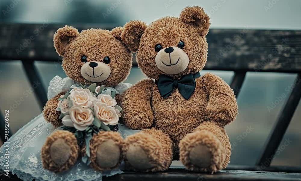 teddy bear get merried teddy bear get merried
