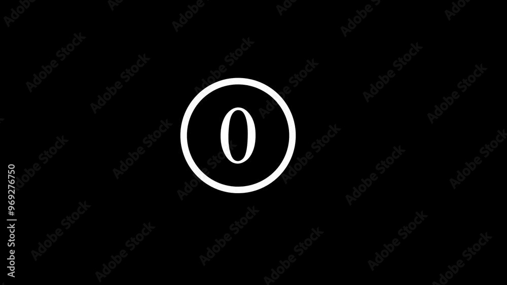 alphabet letter icon number 0