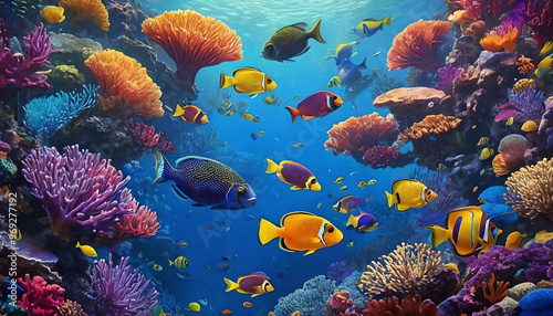Underwater Harmony: A Tapestry of Marine Life