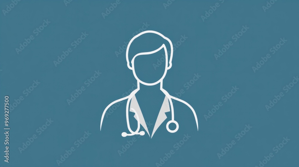 A person icon with a stethoscope, symbolizing a healthcare professional, medical care, or patient support. A person icon with a stethoscope, symbolizing a healthcare professional, medical care, or patient support.