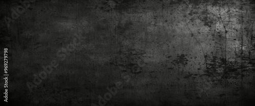 Textured black grunge background. Black concrete stone surface texture. Real smudge black chalkboard texture in classroom school college concept kid dust map blackboard background. 