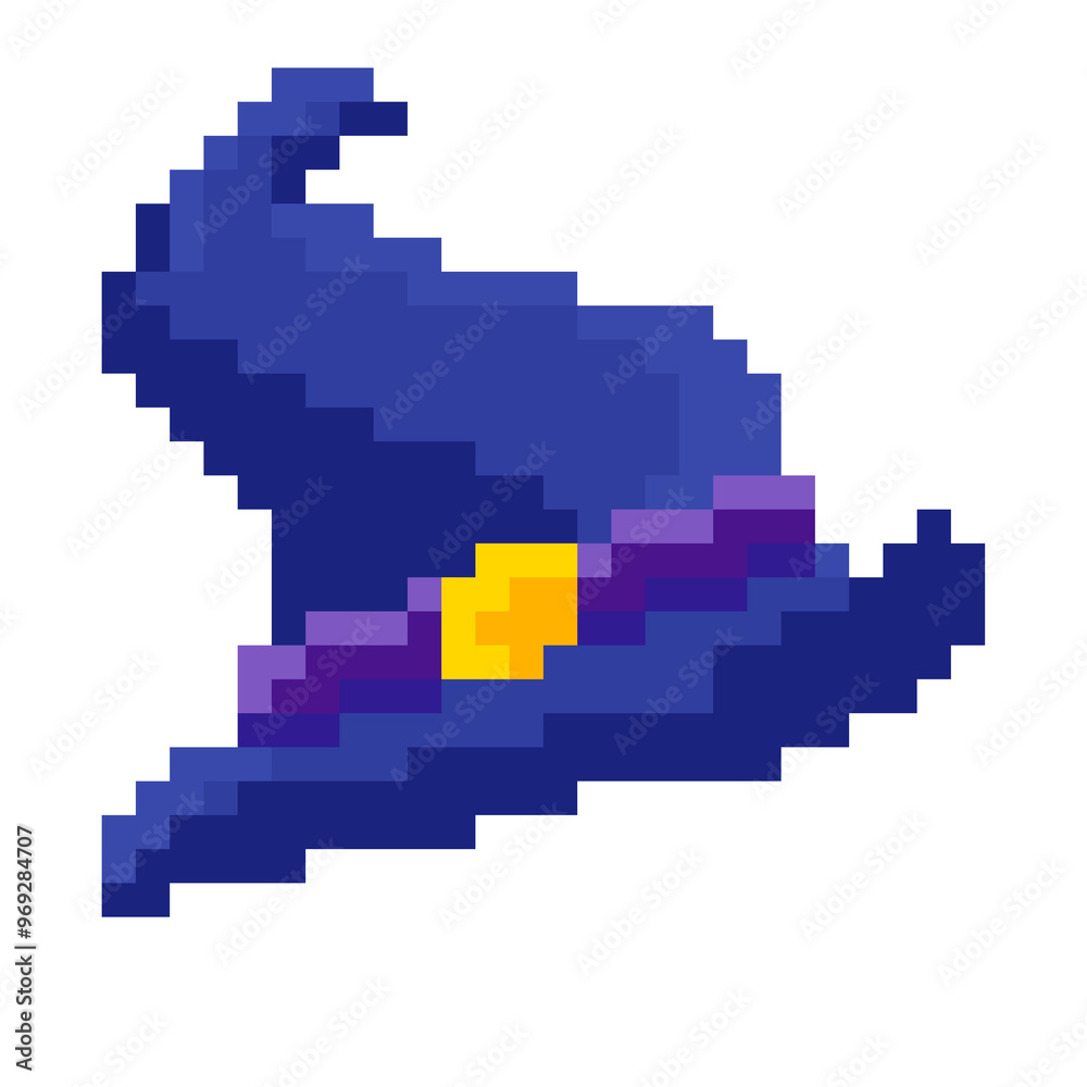 Fototapeta premium Pixel Pointy Hat