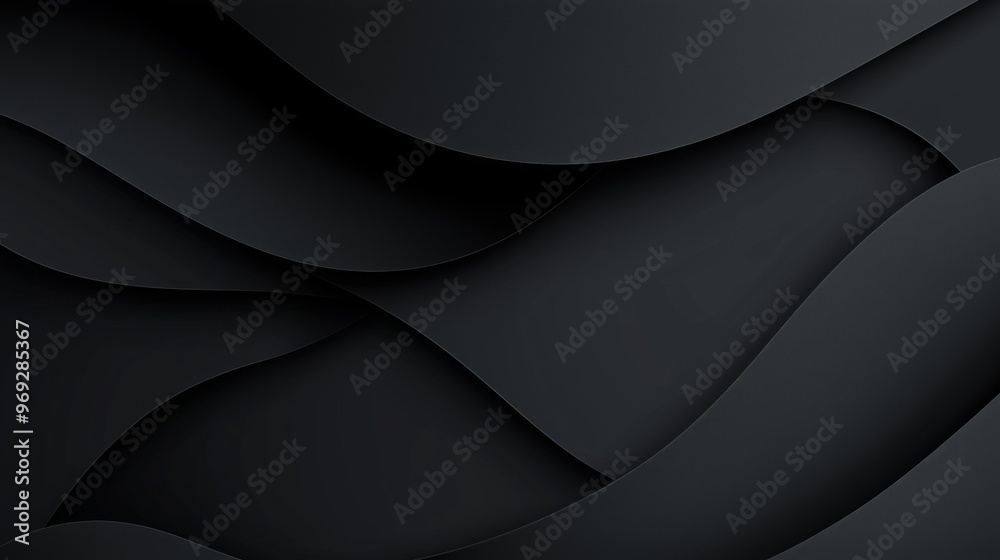 A sleek, dark gradient background blending deep black into charcoal gray with subtle light accents, creating a modern and minimalistic feel