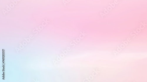 A smooth pastel gradient background blending soft pinks and light blues, creating a serene and calming effect