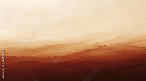 A gradient wallpaper with warm desert tones, transitioning from deep reddish-brown to sandy beige, evoking a natural, earthy look