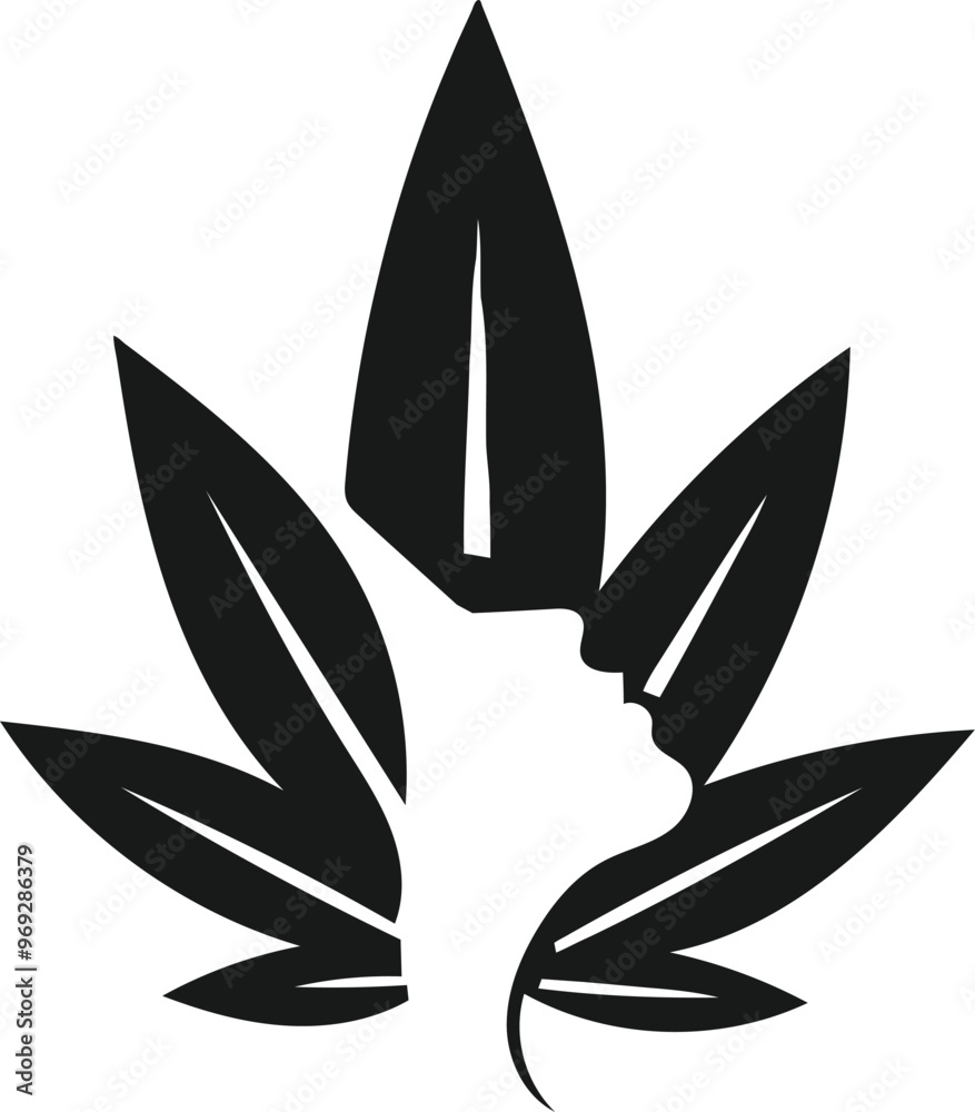 Obraz premium Beauty woman line art luxury creative flower beauty skin care minimalist logo design
