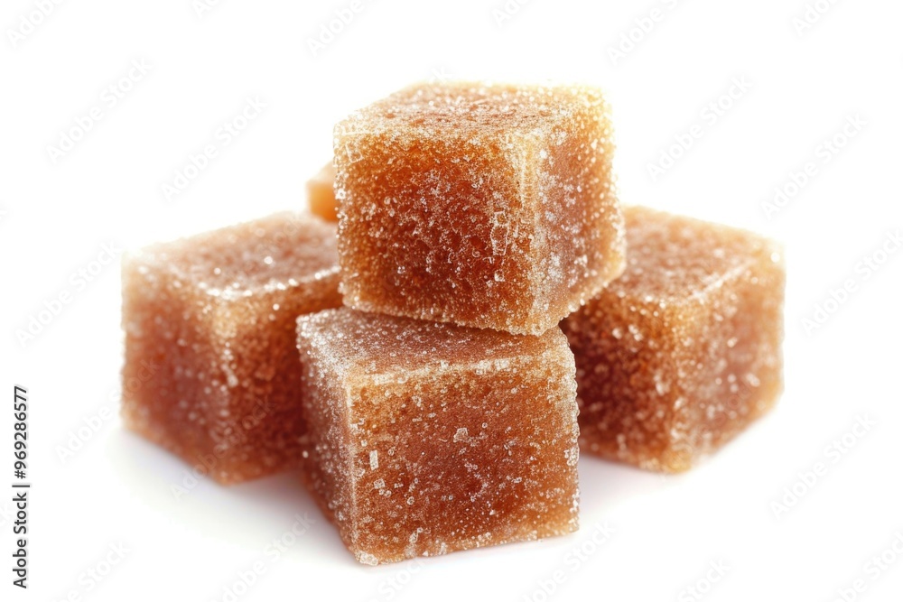 A pile of sugar cubes stacked on top of each other, perfect for a coffee shop or bakery scene A pile of sugar cubes stacked on top of each other, perfect for a coffee shop or bakery scene