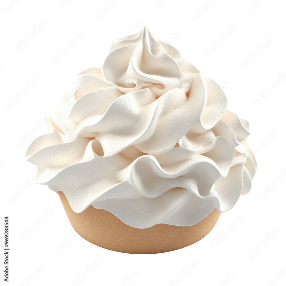 Delicious cupcake topped with creamy white frosting swirl. Perfect for dessert, celebration, or bakery-themed projects. Yummy and visually appealing. Delicious cupcake topped with creamy white frosting swirl. Perfect for dessert, celebration, or bakery-themed projects. Yummy and visually appealing.