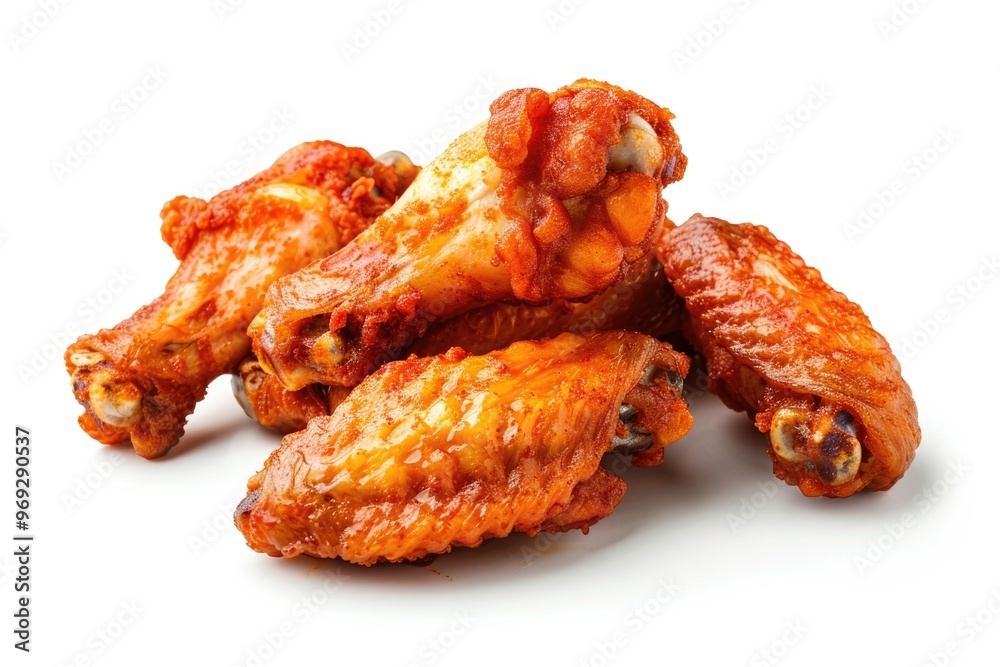 A pile of chicken wings stacked on top of each other, great for food styling and culinary photography A pile of chicken wings stacked on top of each other, great for food styling and culinary photography