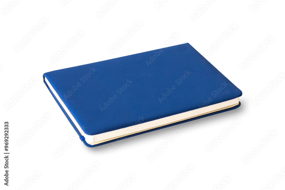 Blue hardcover book isolated on white background with clipping path. Blue hardcover book isolated on white background with clipping path.