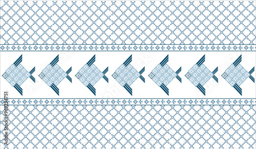  Beautiful fabric patterns Native ethnic patterns can be used to knit shawls, curtains, blankets, sarongs, and yarn for all types of clothing including wall coverings.
