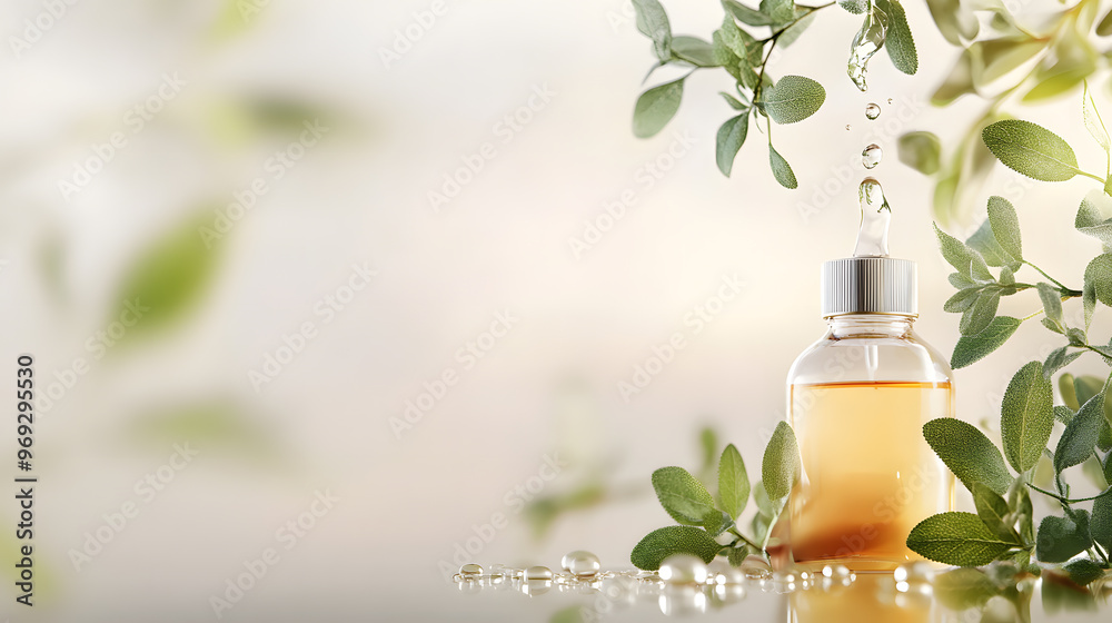 Natural skincare products photo shoot with flowers Natural skincare products photo shoot with flowers