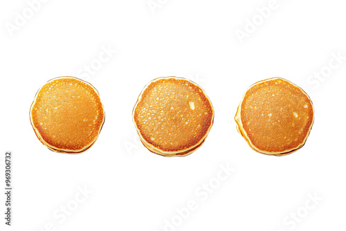 Pancake bien moelleux et dorés pour un dessert gourmand et sucré fond transparent, PNG