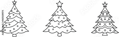 christmas tree sketch