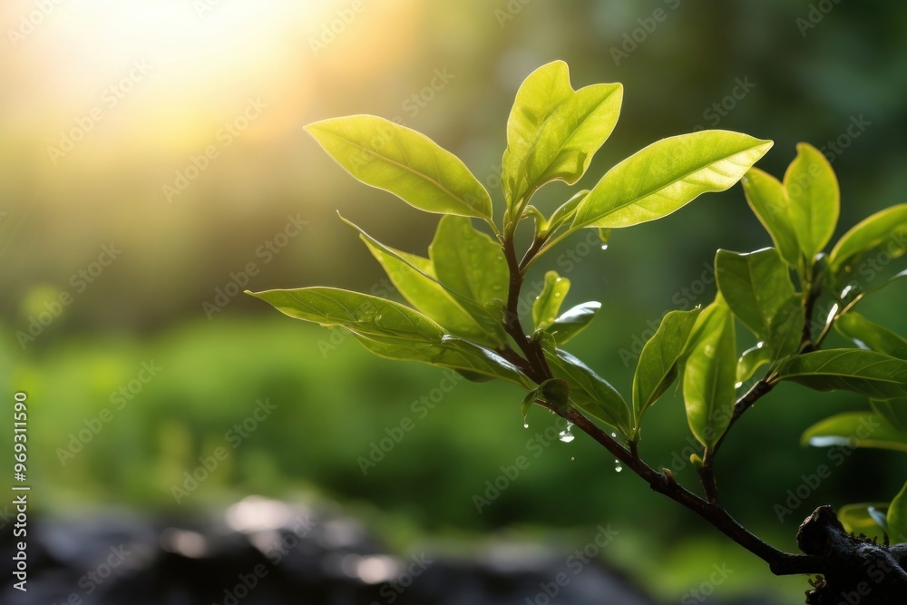 Obraz premium Nature plant sunlight outdoors.