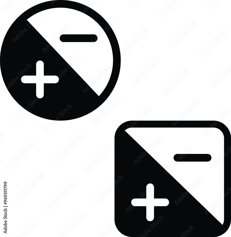 Obraz premium Quantity of light settings for camera icon. flat style.