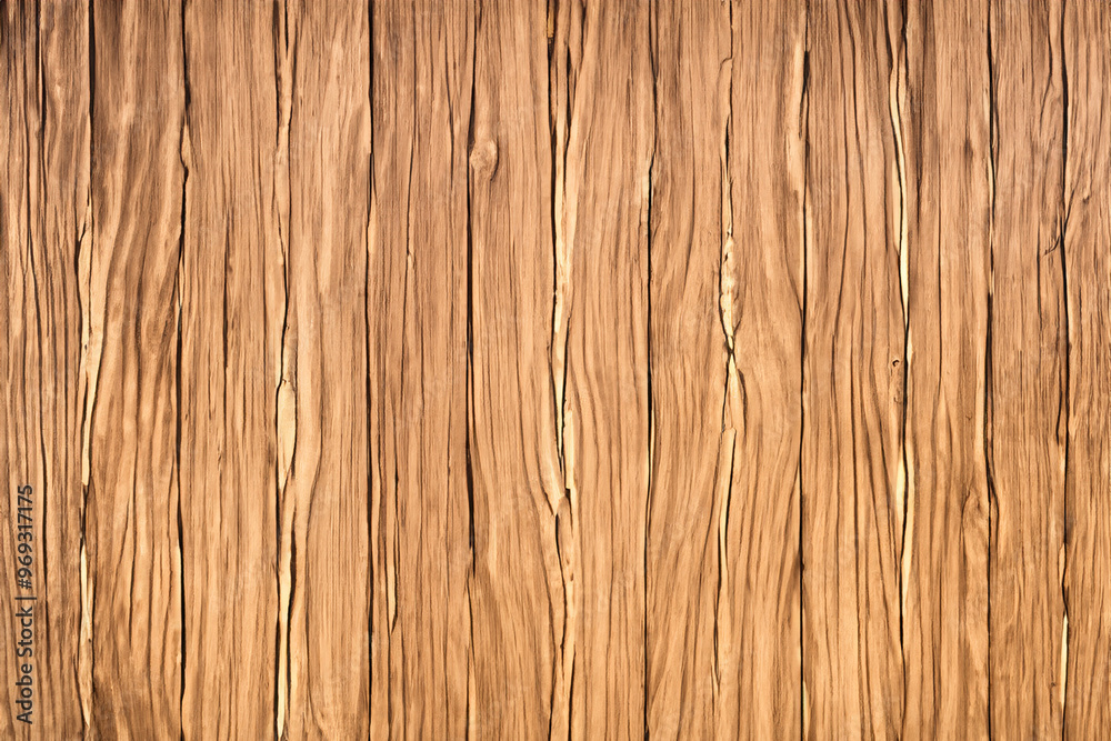 Close-up of a rustic, weathered wooden surface with visible grain and cracks. Close-up of a rustic, weathered wooden surface with visible grain and cracks.