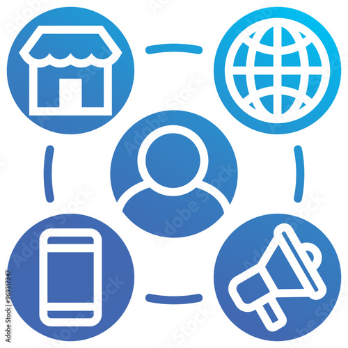 Omnichannel Icon
