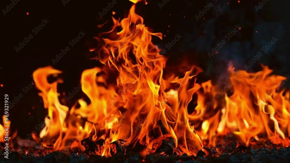 fire in the fireplace fire in the fireplace