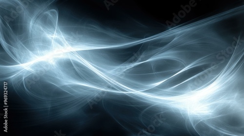 Ethereal Waves: An Abstract Exploration of Light and Motion