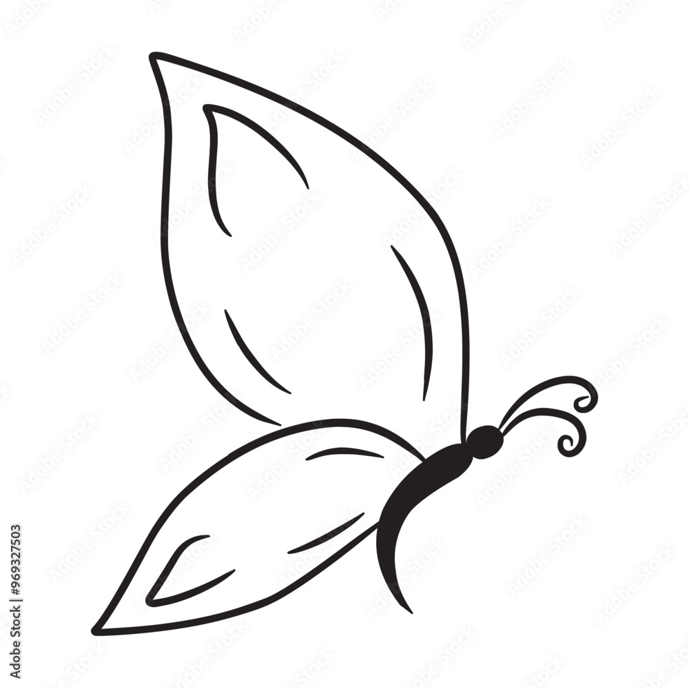 Obraz premium Butterflies Icon Vector