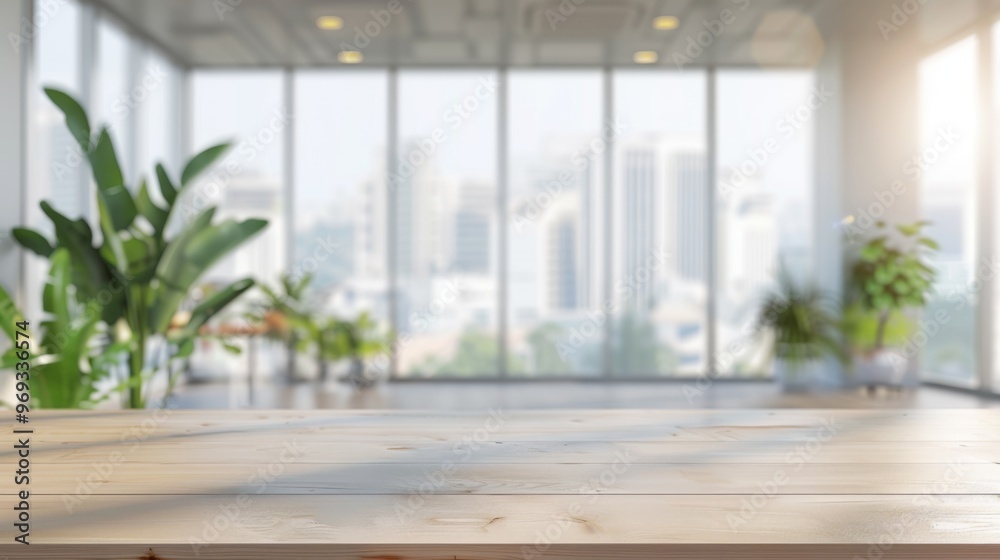 Office blurred background illustration generated by ai Office blurred background illustration generated by ai