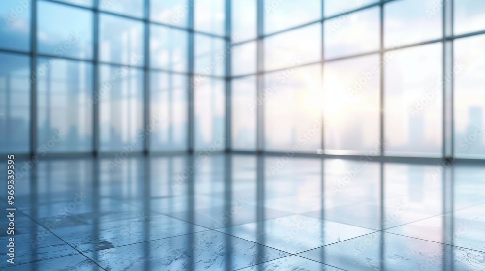 Office blurred background illustration generated by ai