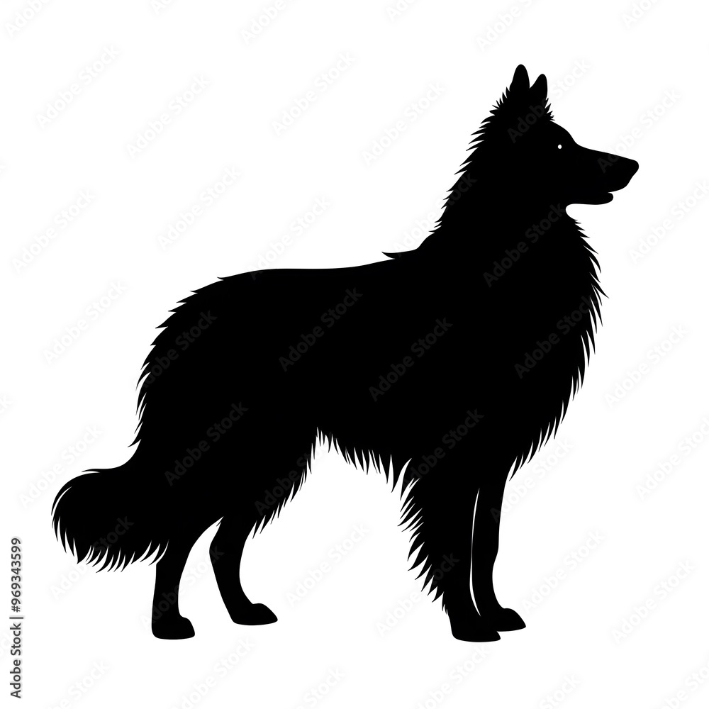 Sheepdog Silhouette Loyal and Dedicated Companion Sheepdog Silhouette Loyal and Dedicated Companion