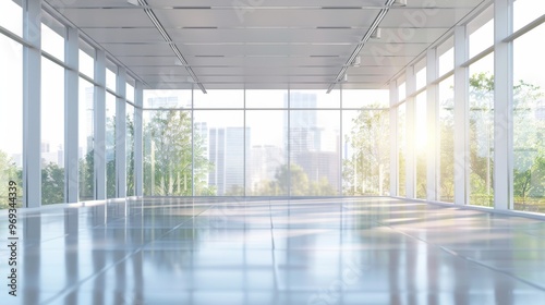 Office blurred background illustration generated by ai