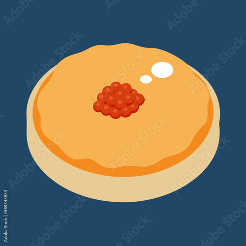 blini vector illustration