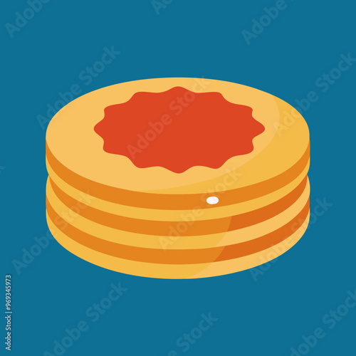 blini vector illustration