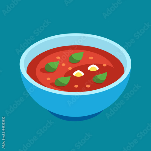 Borscht vector illustration